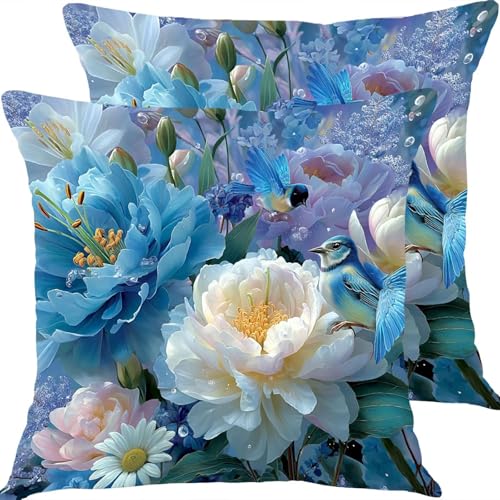 �N�b�V�����J�o�[ 45x45cm �h���N�b�V�����J�o�[ �A�E�g�h�A�\�t�@�[�N�b�V���� 2�_�Z�b�g �K�[�f���V�[�g�������J�o�[ ���l������ �����s���[�J�o�[, �l�G�ʗp �щB���t�@�X�i�[�� ���ʃp�^�[���N�b�V���� �K���� ���蕨�ɂ��� �Ԓ� X8JJ-349