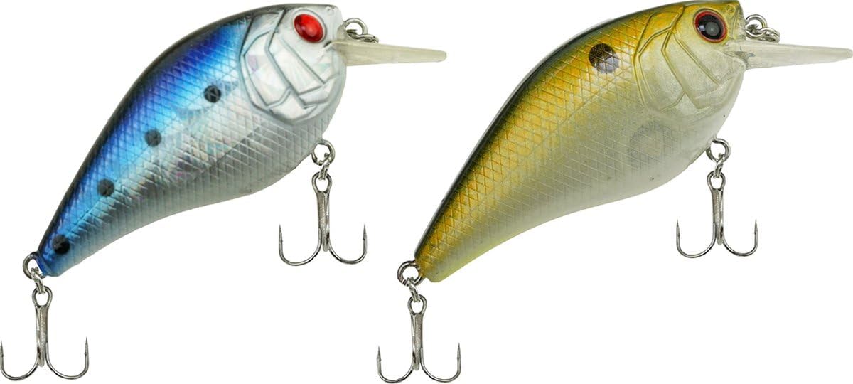 Viper Shallow Lure Pack 8 szt. - Płytkie bieganie do głębokości 1,5m - w tym Plano Tackle Box - zestaw sztucznych przynęt