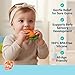 RaZbaby Carrot Teether – Gentle Relief & Sensory Development Support with Safe, Food-Grade Silicone; Nature-Inspired Texture Soothes Sore Gums; 100% BPA-Free Teething Toy for All Ages
