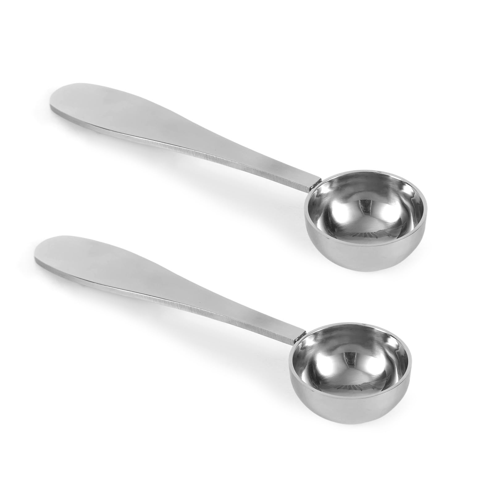 2pcs Matcha Spoons, Stainless Steel 3 Gram Measuring Scoops Matcha Powder Measuring Tool Easy to Clean & Dishwasher Safe