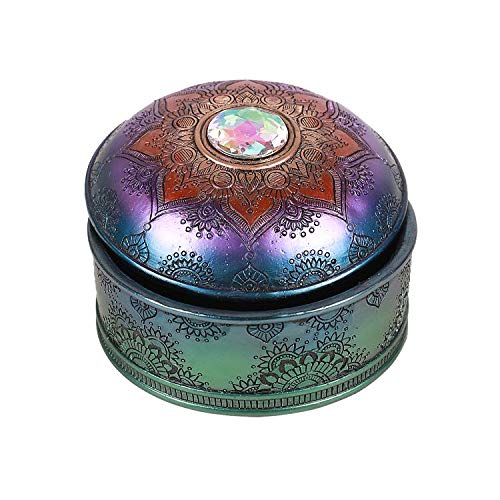 Pacific Giftware Bunte Mandala-Schmuckschatulle, Kunstharz, Heimdekoration Cover