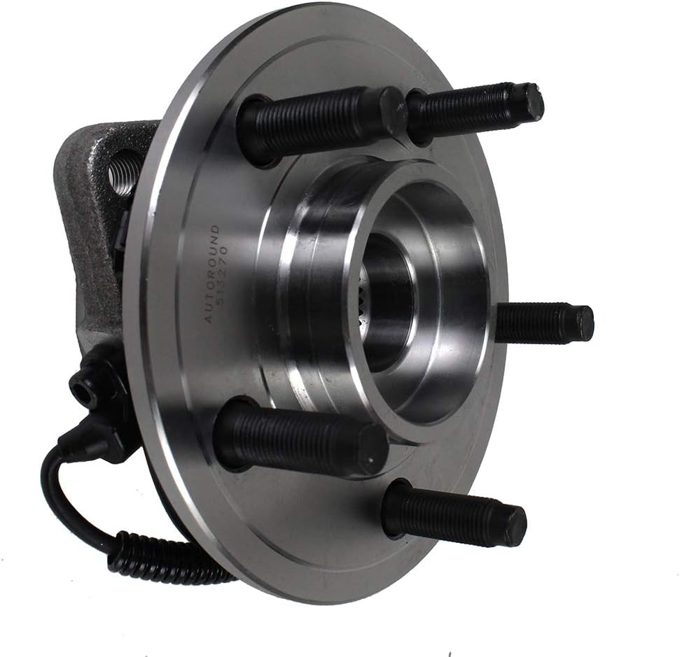 Autoround Front Wheel Hub and Bearing Assembly 513270 Compatible with Jeep Liberty 2008-2012, Dodge Nitro 2007-2011, 5 Lug w/ABS