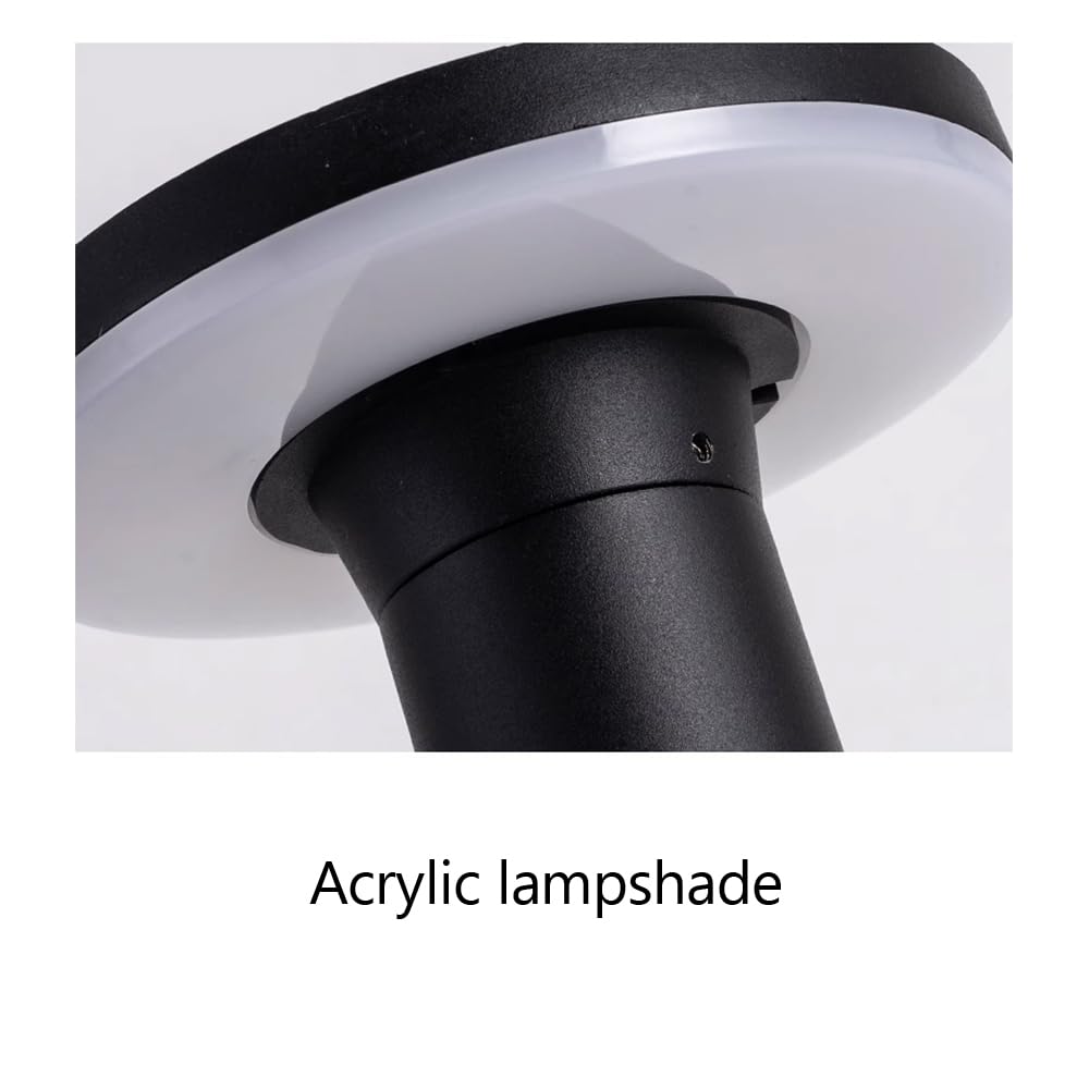 Lampada Solare da Giardino contemporanea, Impermeabile, per Ville, Giardini, Cortili, quartieri residenziali (Stile 37 H60CM, 1 Pezzo)