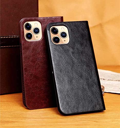 Coque iPhone 12 Pro Max antichoc rouge housse portefeuille 6.7 pouces - 6