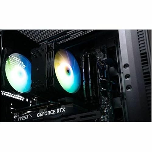 msi Codex R2 C14NUC5-229US - Computadora de escritorio para juegos, Intel Core i5-14400F 2.5GHz, 32GB RAM, 1TB SSD, NVIDIA GeForce RTX 4060 8GB, Windows 11 Pro, color negro - imagen 6