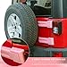SQQP Tailgate Hinge Cover,Spare Tire Rear Door Bracket Trim Cover Trim 2Pcs for 2007-2017 Jeep Wrangler JK & Unlimited(Pink)