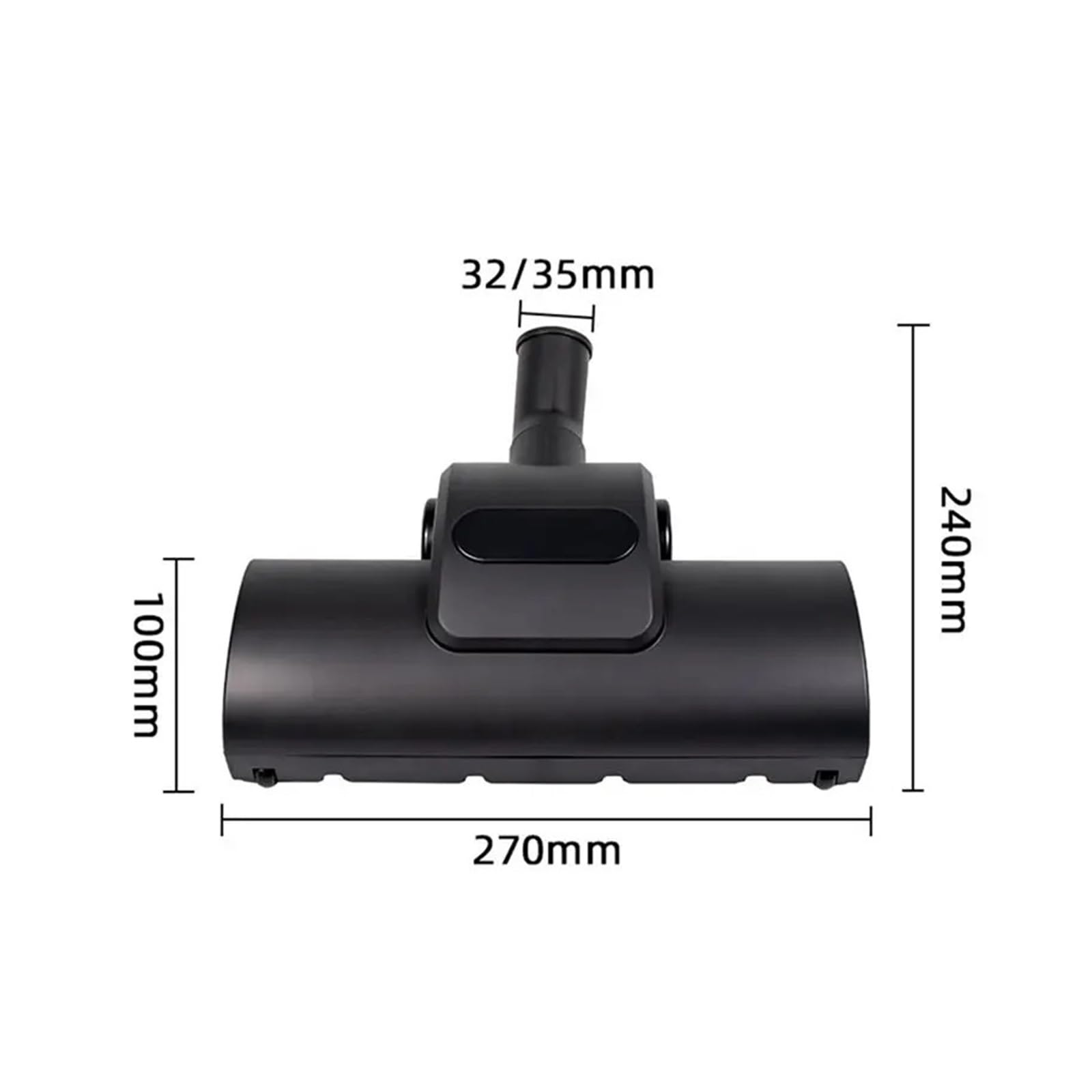 Cepillo De Aspiradora A78E-Universal De 32/35Mm, Compatible Con Karcher, Compatible Con Thoma, Cepillo Con Boquilla for Suelo Seco/húmedo
