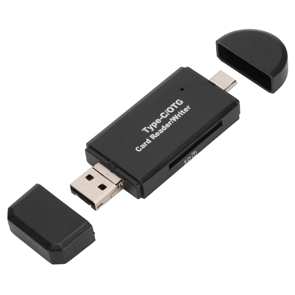 USB Type C SD Card Reader, USB2.0 Micro SD Card Reader OTG Adapter ...