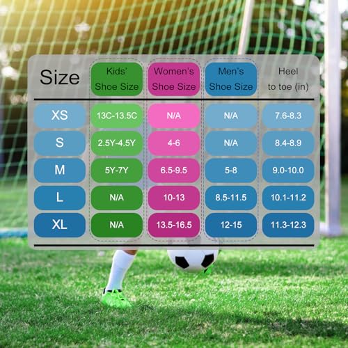 Image of CWVLC Soccer Socks (1 /3 /5 pairs) Team Sport Knee High Socks for Adult Youth Kids
