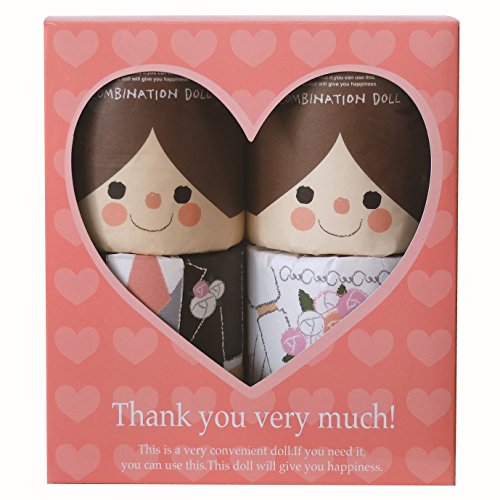 アルタ コンビネーション ドール 洋装セット Box 新郎・新婦 H34×W11×D11cm 日本製 プチ ギフト 結婚式 AR0626024