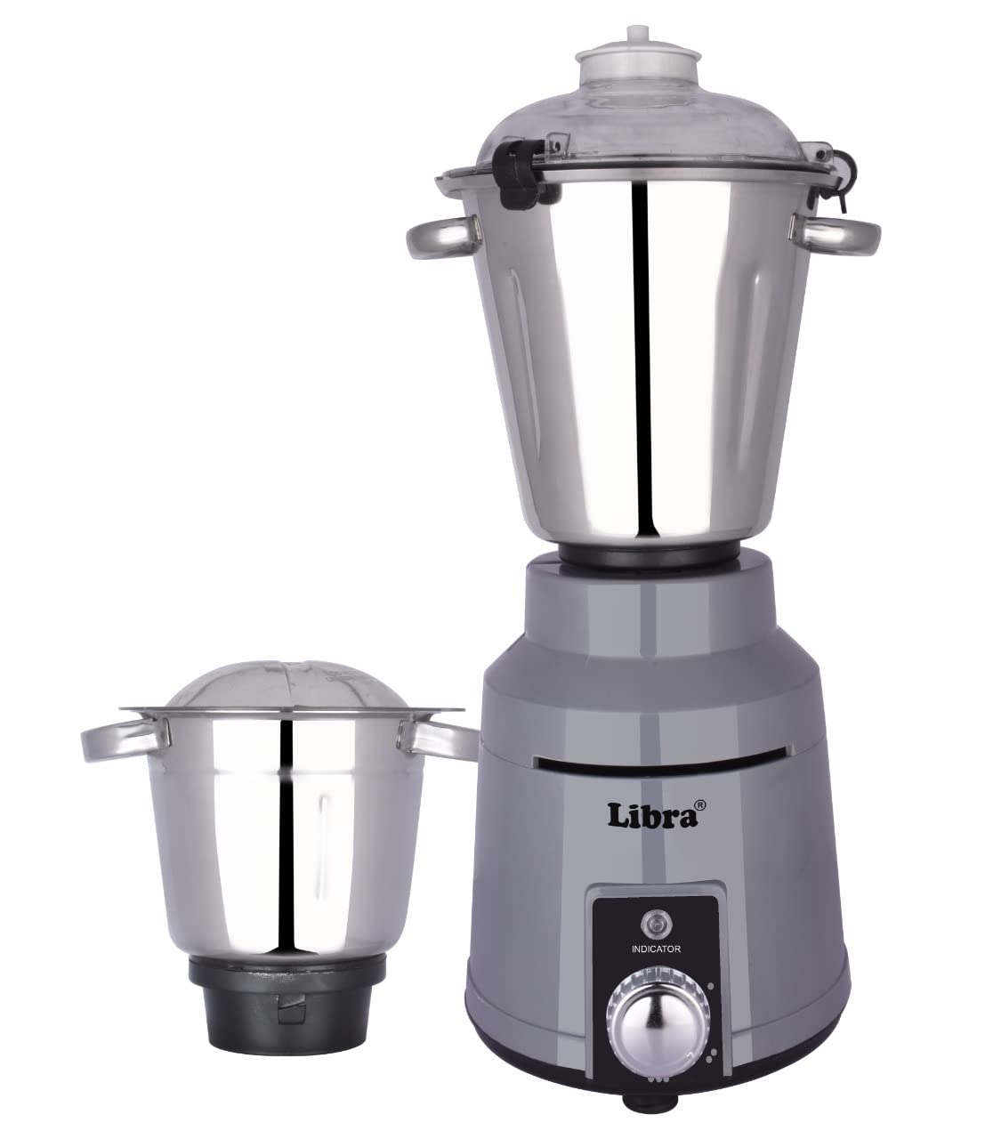 Libra 1400 watt commercial mixer grinder with 100% copper motor | 3 litre and 1 litre stainless steel jars | heavy duty blender machine for restaurants, shops and heavy home & kitchen usage Libra 1400 watt commercial mixer grinder with 100% copper motor | 3 litre and 1 litre stainless steel jars | heavy duty blender machine for restaurants, shops and heavy home & kitchen usage