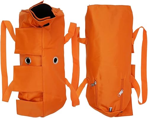 Miniatura 2 de Bolsa de retención de gato para cuidado de garras Recorte de uñas antiarañazos Bolsa de aseo para gatos Examen médico (amarillo-m)