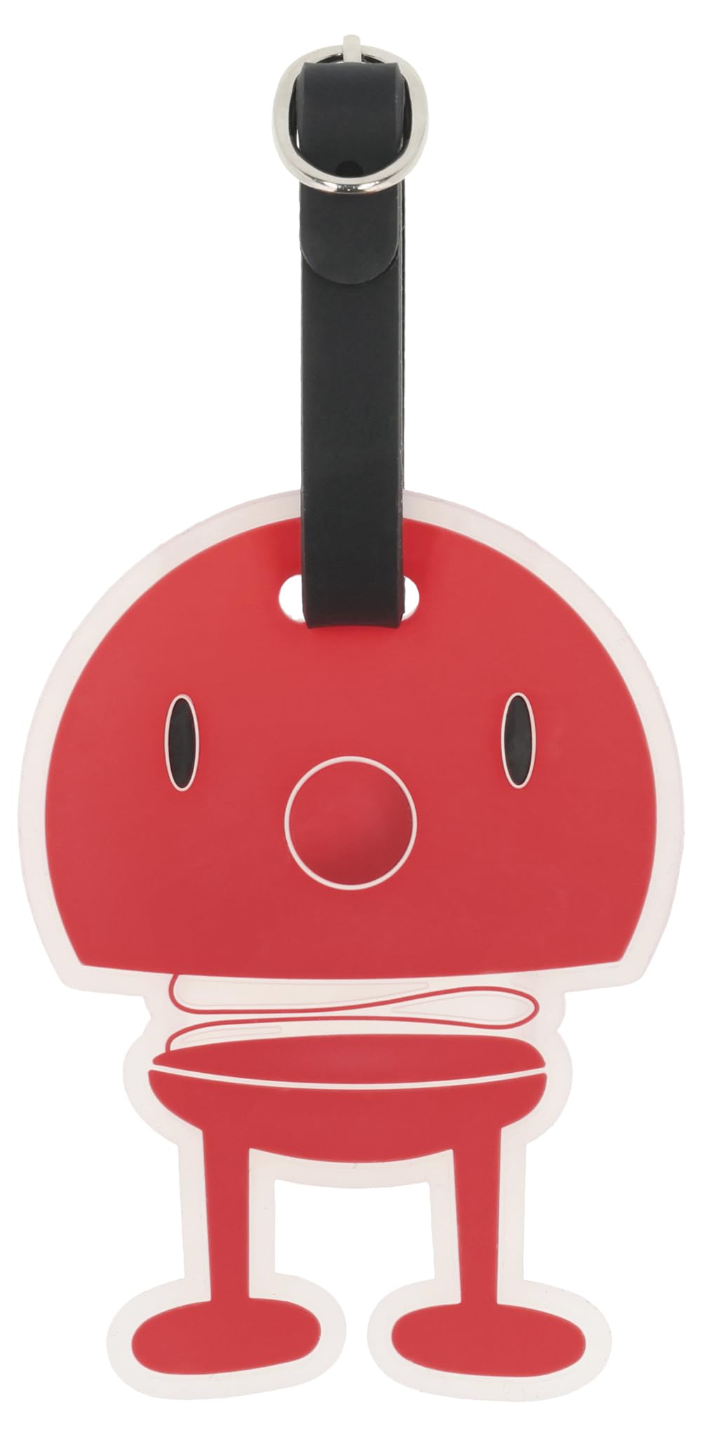 Hoptimist Étiquette de bagage 10,​5 x 8 x 0,​7 cm Rouge