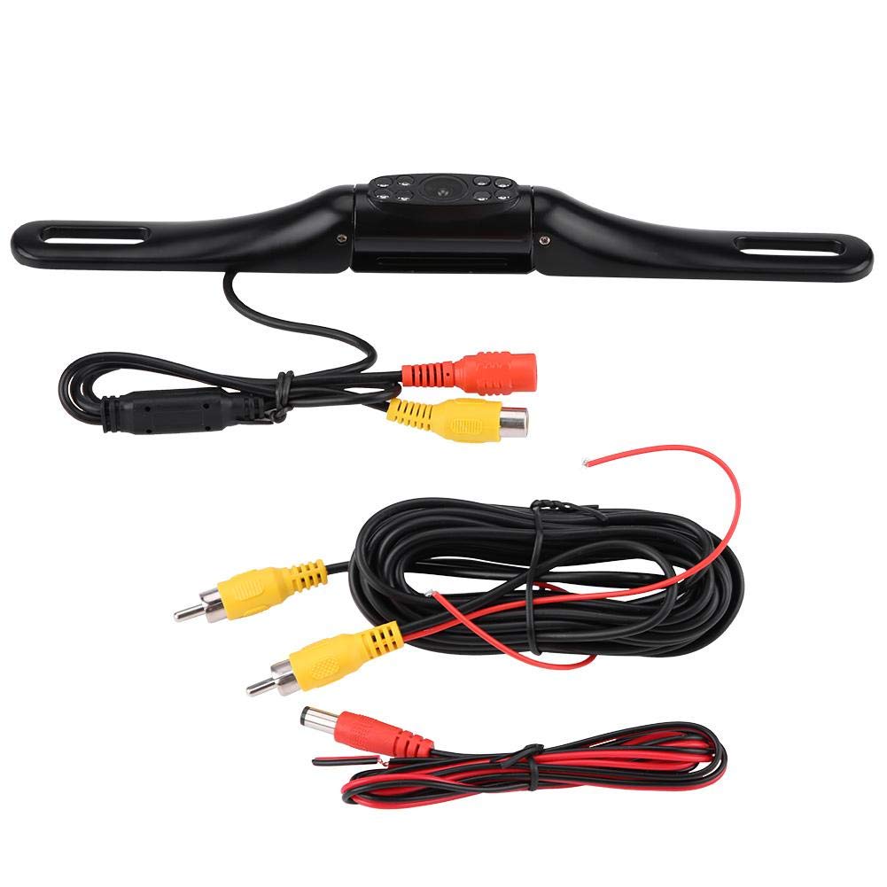 Telecamera Retromarcia Wireless Per Targa Auto EU: Visione Notturna Con 8 LED, Angolo 140°, Impermeabile, Per Parcheggio Sicuro