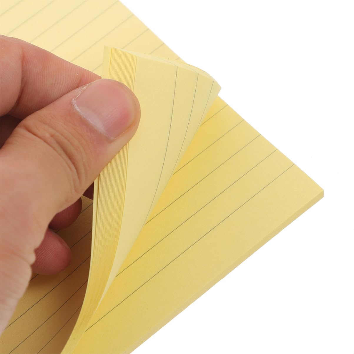 Blocco Notes Legale Giallo 12 Pads, Carta 50 Fogli per Pad | Pagine Strappabili, Formato Tascabile, Scuola e Casa, per Studenti e Famiglie