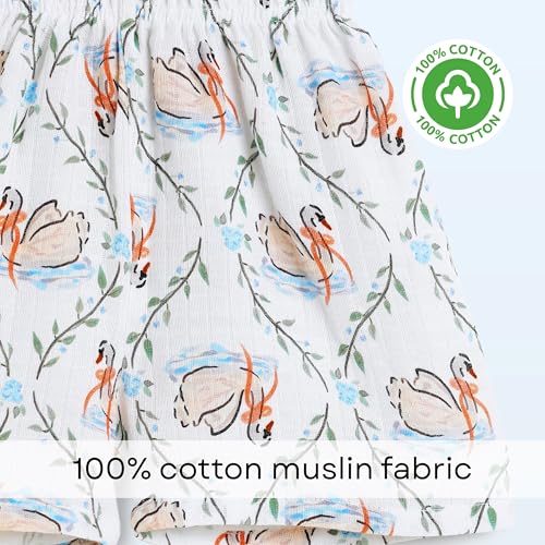 Image of The Boo Boo Club Kid'S 100% Muslin Organic Cotton Printed Button Shirt and Short Set | Half Sleeve Shirt | Summerwear Set | Kids Cothing Wear Set