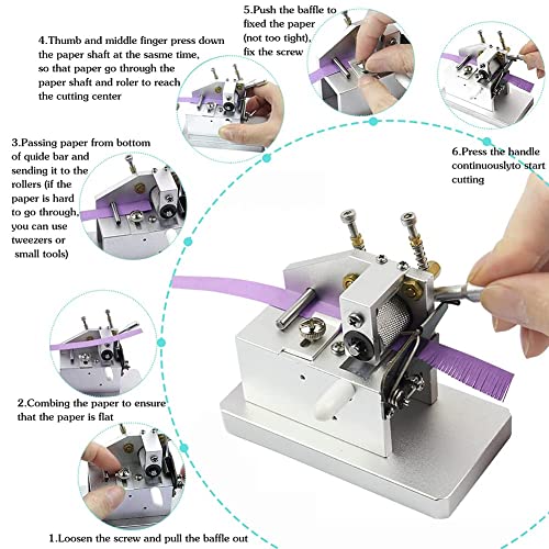 Machine quilling papier franges pour vos ateliers scrapbooking maison - 5