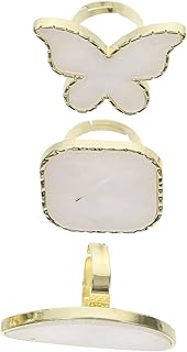 FRCOLOR Anel De Arte Para Unhas Bandeja De Joias Bandeja De Ornamento Ferramentas De Resina 3 Pçs Bandeja De Mistura De Maquiagem Artista Prato De Mistura Bandeja De Exibição De Joias