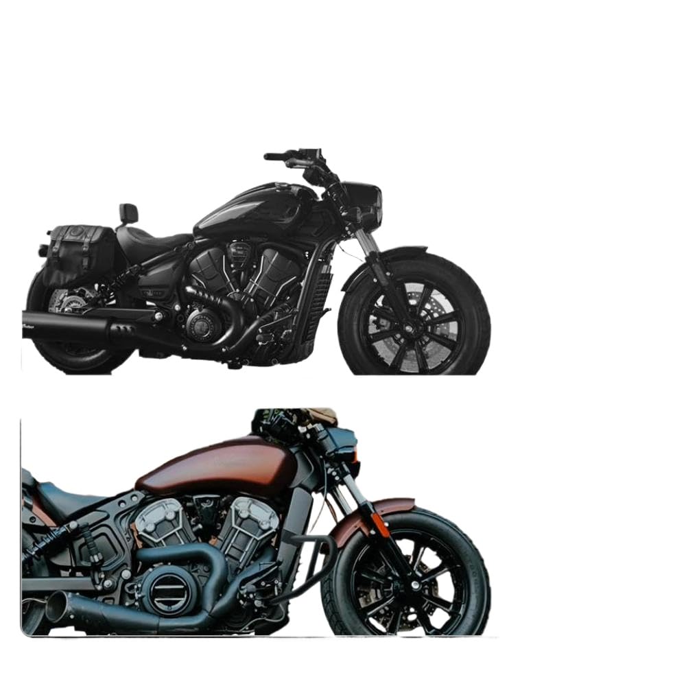 Paramotore per autostrada, protezione motore, telaio, paraurti, carenature, compatibile con Indian Scout Rogue Sixty Bobber Twenty Sixty ABS