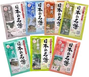 Amazon | バスクリン 日本の名湯 30g 入浴剤 旅する気分で選べる