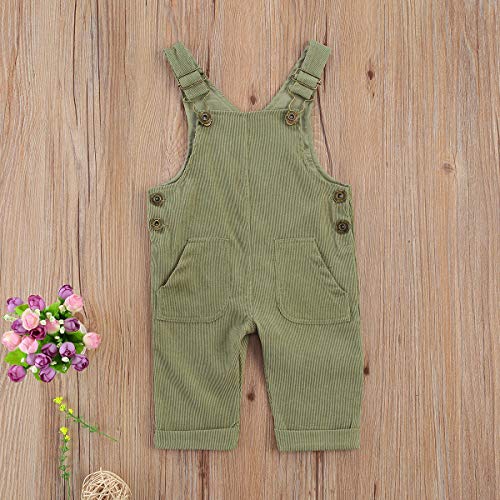 YOKJZJD Newborn Infant Baby Boy Girl Fall Winter Suspender Pants Overalls Corduroy Bib Pants Trousers with Pockets2