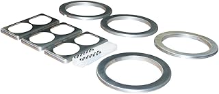 Jacuzzi P205898 4 HTA Jet Rings, Brushed Chrome
