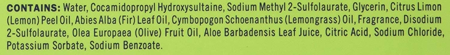 Liquid Hand Soap Refill, Cruelty Free and Biodegradable Formula, Herbal Free, Mass Skin Care, Non-Drying, Softening Cleanser, Lemon Verbena Scent, 33 OZ Each Pack, Pack of 4