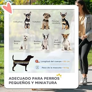 PawHut Carrello per cani pieghevole 3 in 1 Passeggino per animali domestici Carrello per cani di piccola taglia con vagone smontabile, cesto di immagazzinaggio cinghie di sicurezza e cuscino rosa - immagine 3