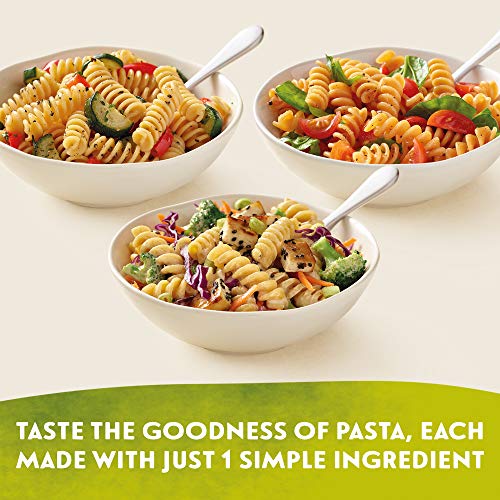 Tolerant Organic Gluten Free Rotini Pasta Variety Pack (Green Lentil, Red Lentil, Chickpea), 8oz - Case of 3, Plant Based Protein, Vegan Pasta, Single Ingredient Protein Pasta, Whole Food, Clean Pasta