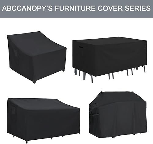 Miniatura 132 de ABCCANOPY Funda universal para mesa auxiliar de patio, para exteriores, pequeña cubierta impermeable y a prueba de polvo, marrón beige, 42 x 24 x 18