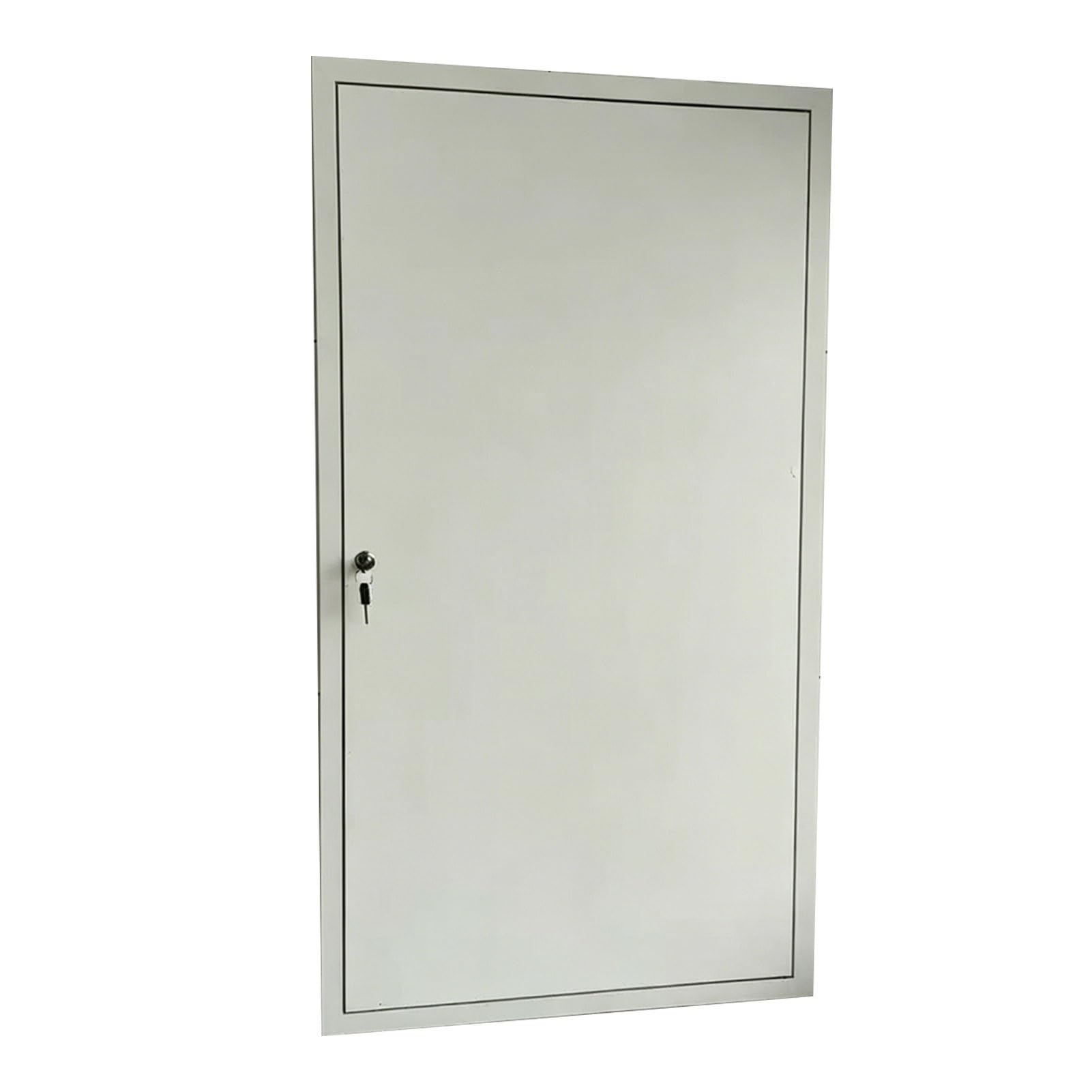 White Metal Access Panel Fire Rated 920mm x 920mm, Inspection Door Flap with Lock & Key, Flush Fit Service Hatch for Drywall, Wall and Ceiling Electrical Plumbing(24x24in/61x61cm)