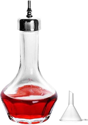 Miniatura 1 de Bitters Bottle - Botella de vidrio de 1.7 fl oz con tapa de acero inoxidable, herramienta profesional para hacer cócteles - DSBT0001