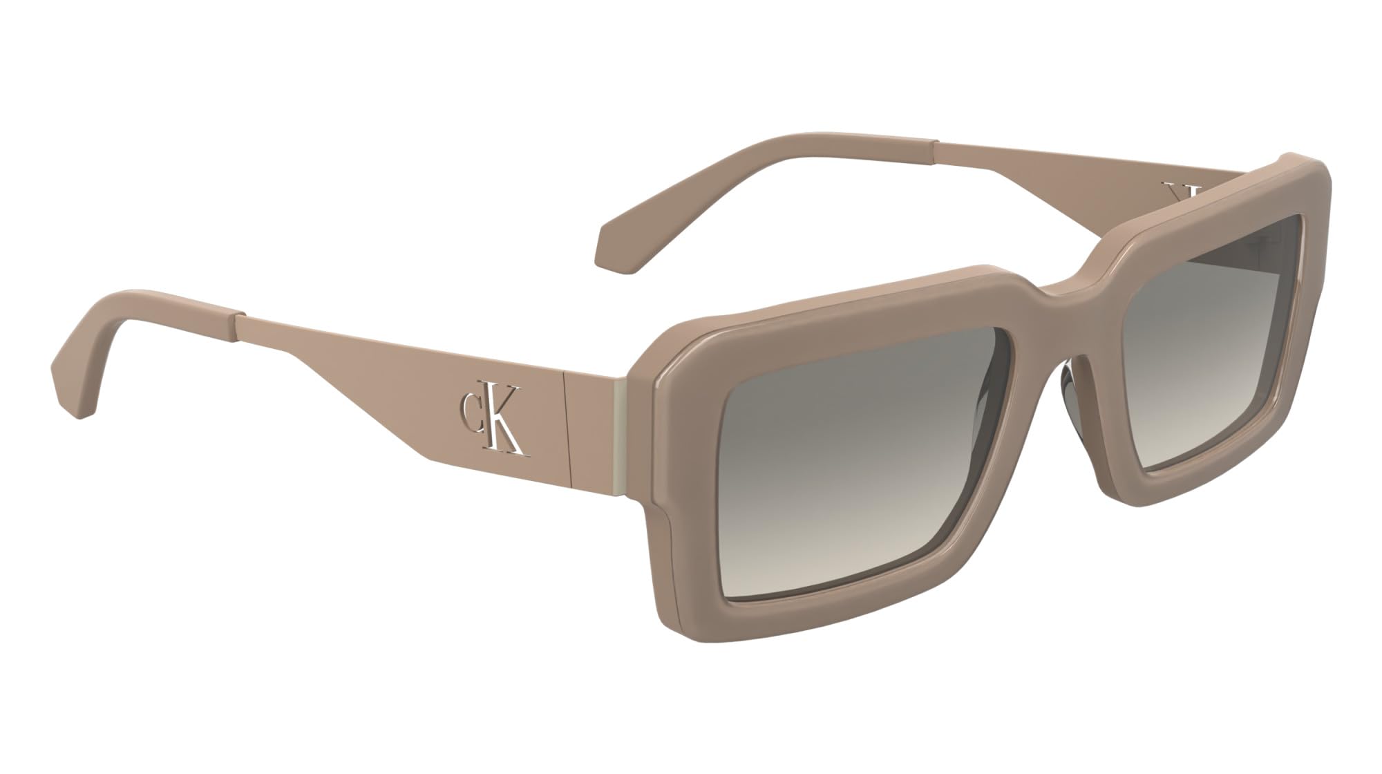 Calvin Klein Jeans Unisex Adult Sunglasses CKJ25606S - Blush with Gradient Taupe Nude Lens