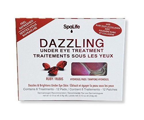 SpaLife Anti-Aging Under Eye Treatments - 6 Pack (Ruby with Collagen)