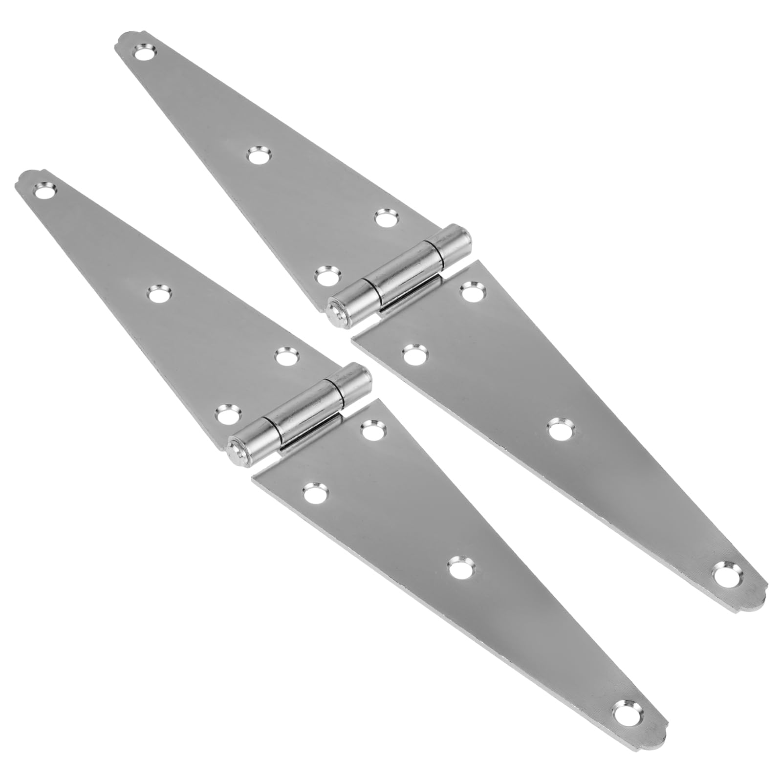 Cerniere per Cancelli a Cinghia 200 MM in Acciaio Zincato per Porte di Capannoni e Armadi Kit Doppio per Uso Esterno