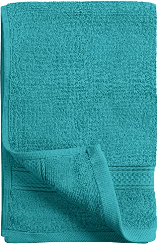 Image of Utopia Towels [6 Pack Premium Hand Towels Set, (16 x 28 inches) 100% Ring Spun Cotton, Ultra Soft and Highly Absorbent 600GSM Towels for Bathroom, Gym, Shower, Hotel, and Spa (Turquoise), UT0900