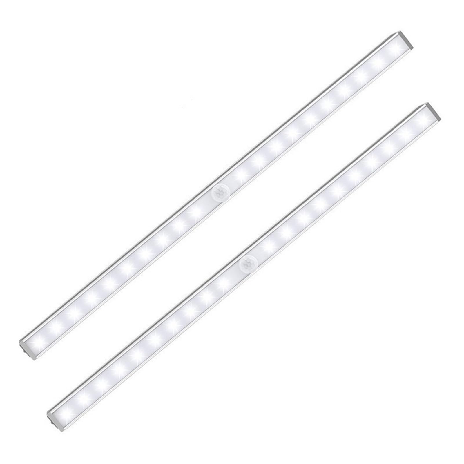 Unterschrank Leuchten 20leds Motion Sensor LED Unter Schrank Licht Led Starren Streifen Bar Wand Lampe Küche Kleiderschrank Notfall Nacht(Warm White)