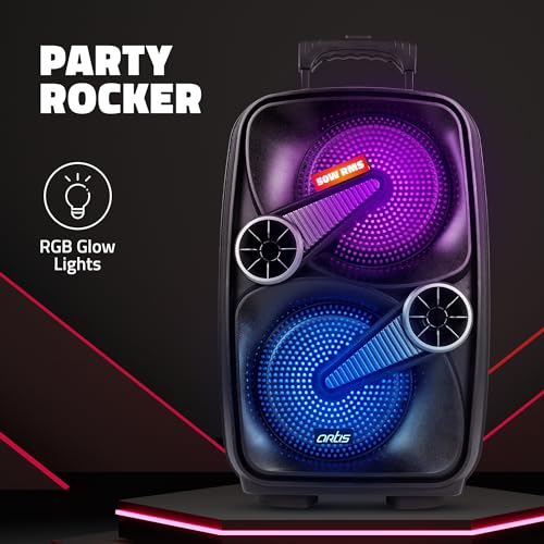 Image of Artis BT909 50W Wireless Bluetooth Party Speaker with FM /USB /Aux in /TF Card & Wireless Mic.