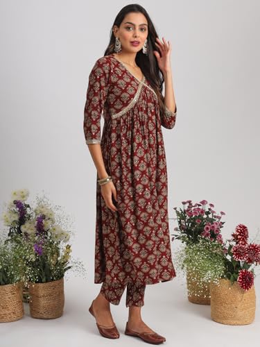 Image of Womanista Silk Blend Womens Kurta Set