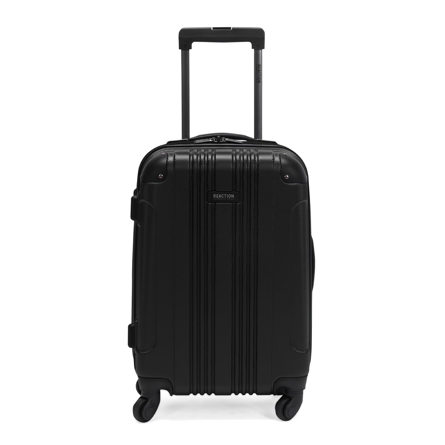 Kenneth Cole REACTION Out of Bounds Lightweight Hardshell 4-Wheel Spinner Luggage, Midnight Black...