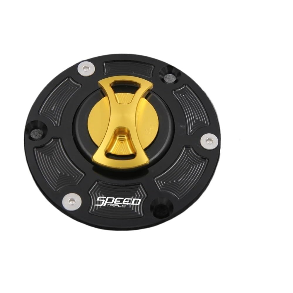 Moto Tapón Depósito Combustible Tapa de Tanque de Combustible de Motocicleta sin Llave CNC para TR&iumph para Speed ​​para Triple 1050 2005-2010