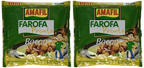 Amafil - Farofa Pronta | Bacon 250g (Pack of 2)