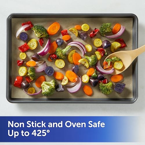 Reynolds Kitchens Unbleached Parchment Paper Roll, Non Stick Parchment Paper for Cooking and Baking, Oven Safe up to 425 Degrees, Chlorine-Free, 45 Feet x 12 Inches, 45 Total Sq. Ft. image 5