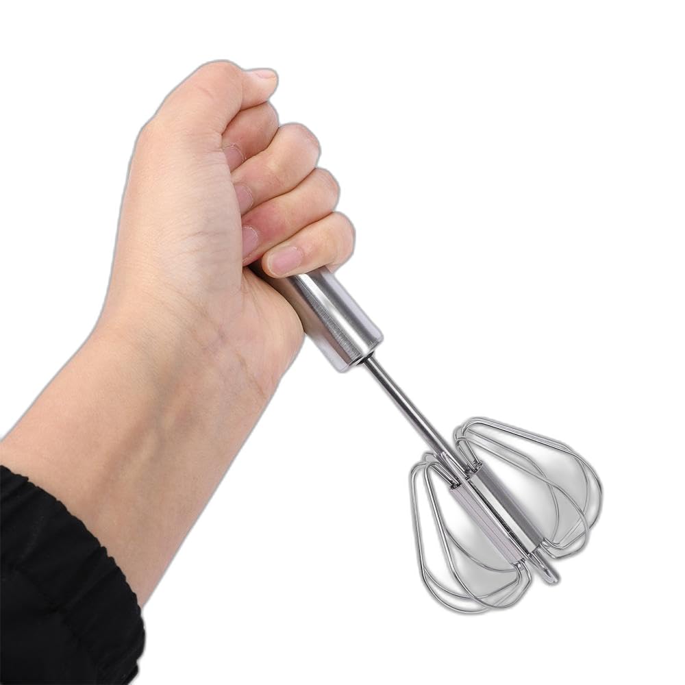 Mann Mart™ Effortless Manual Egg Beater & Kitchen Mixer ââ‚¬â€œ Fast, Easy, Durable Stainless Steel Whisk for Quick Food Prep-image-18