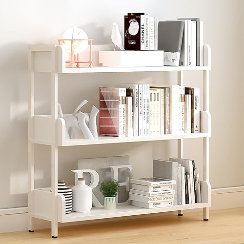 OSCHF Wide Open Shelf Bookcase - Modern 3-Tier Floor Standing