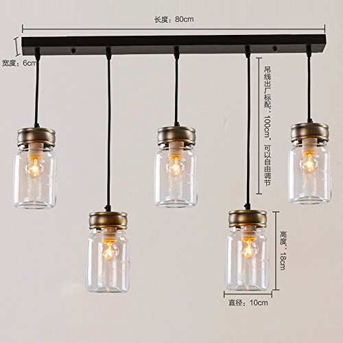 Suspension bouteille en verre de qualité supérieure et finitions bronze allongé