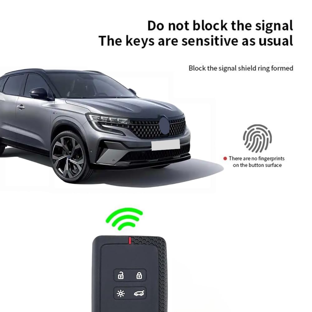 OTMIK Silikon-Autoschlüssel-Hülle für Renault Clio Logan Megane 2 3 OTMIK Silikon-Autoschlüssel-Hülle für Renault Clio Logan Megane 2 3