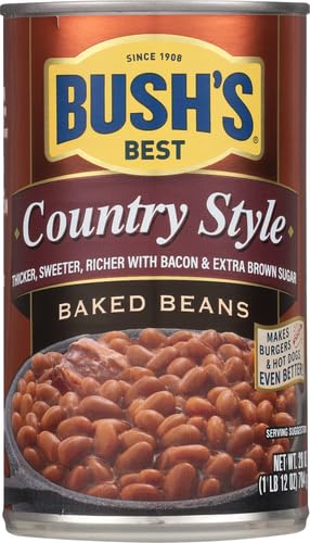 Image of Bush's Best Country Style Baked Beans, 28 oz | Canned Beans, Source of Plant Based Protein and Fiber, Gluten Free