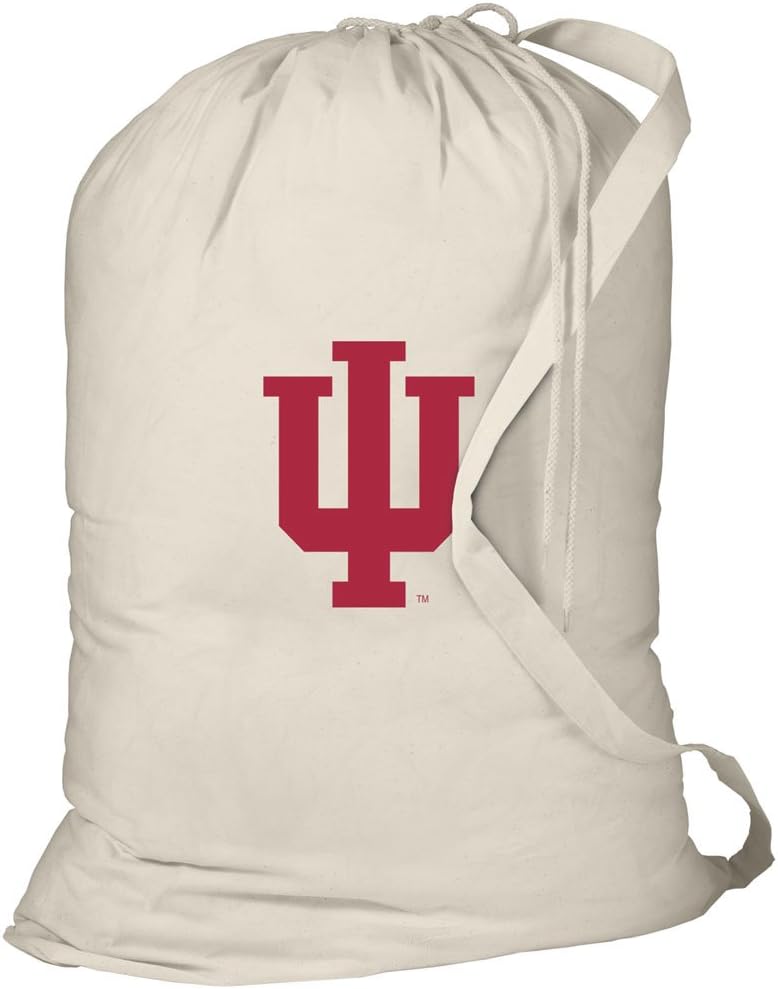 IU Laundry Bag Indiana University Dirty Clothes Bag