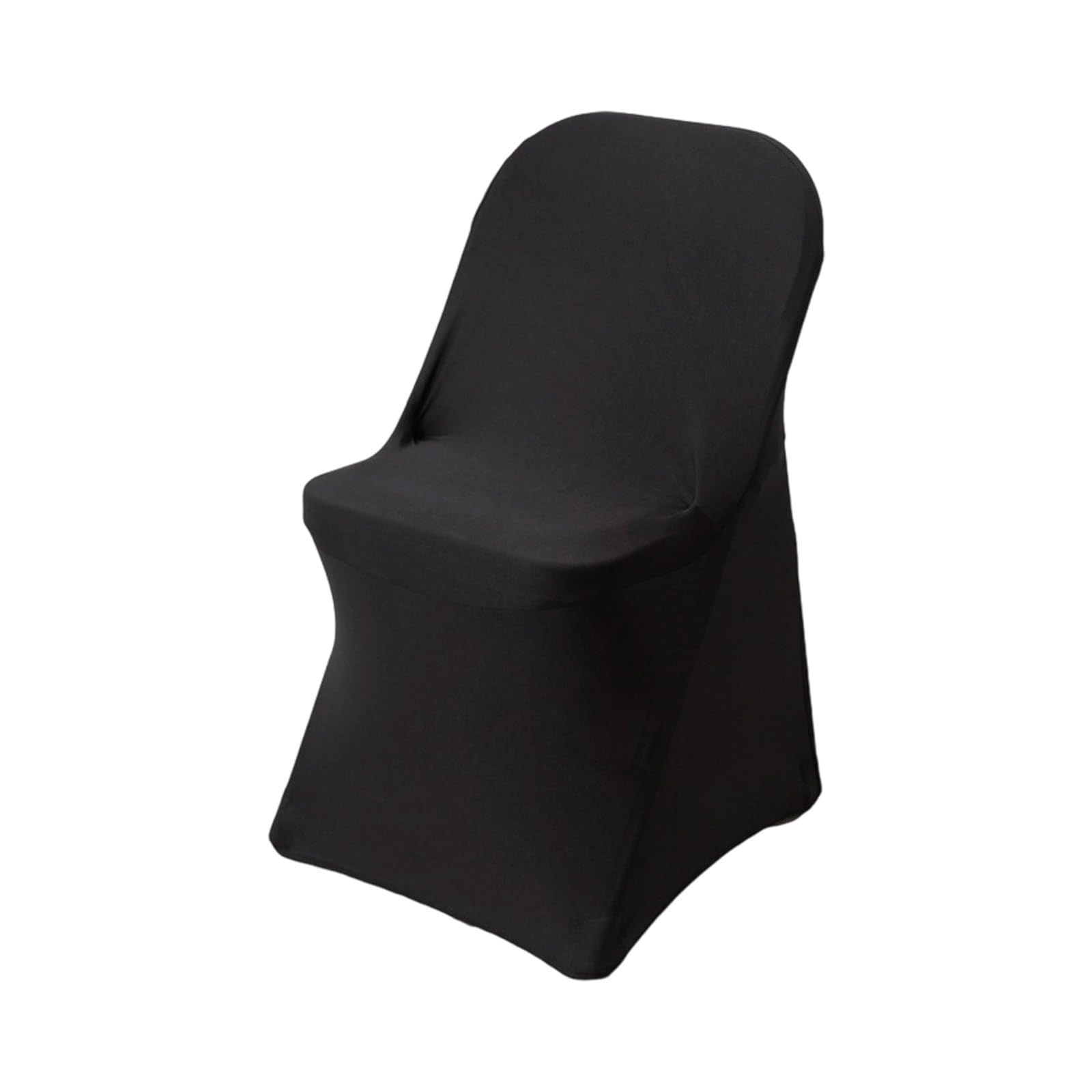Elnwnnkc Black Durability Milk Silk Chair Cover Stretchable Furnitures Cover Quick Installation For Holiday Gatherings Commercial Event Stretch Spandex Chair